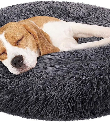 Dog Bed, Dog Beds for Medium Dogs, Small Outdoor Dog Beds, Washable Dog Bed and Cat Bed, Faux Fur Pet Bed, Anti - Slip Dog Bed Cat Bed - Nates great stuffNates great stuff