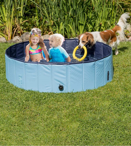 Dog Pool Foldable Pet Outdoor Swimming Pool Collapsible Anti - Slip Hard PVC Pet Paddling Bathtub for Large and Xtra Large Dogs, Kids, Pets - Nates great stuffNates great stuff